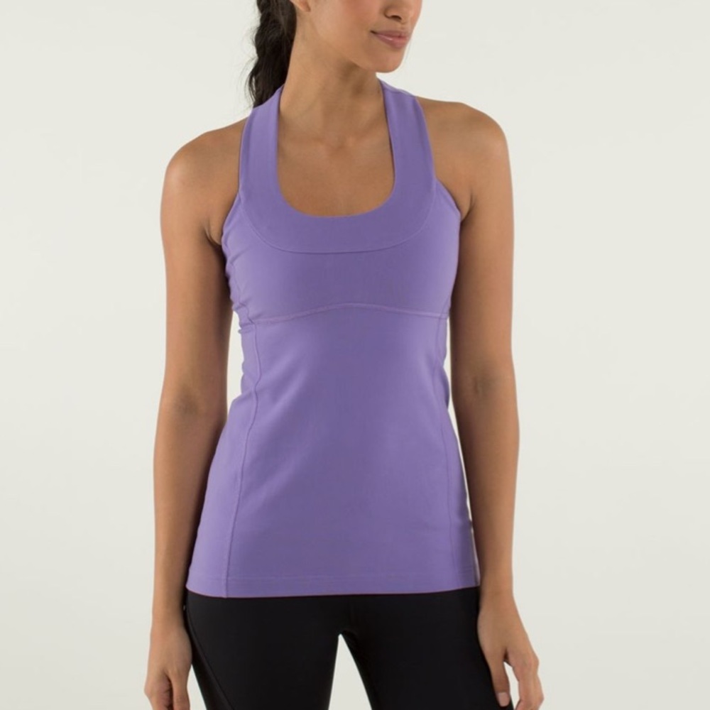 WORN ONCE Lululemon Scoop Neck Tank *Luon Winter Orchid